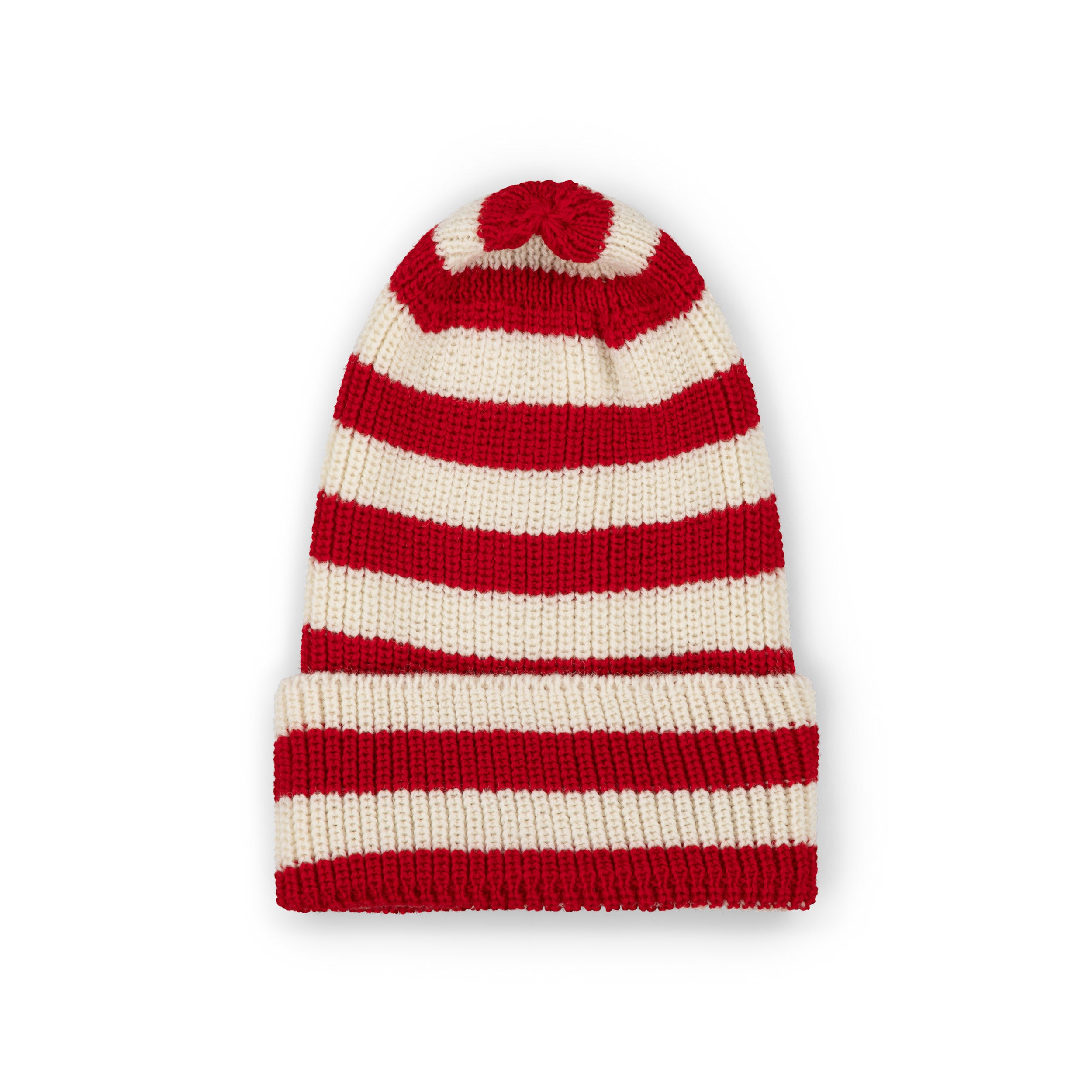 Carrier Company Merino Watch Cap In Cherry & Cream