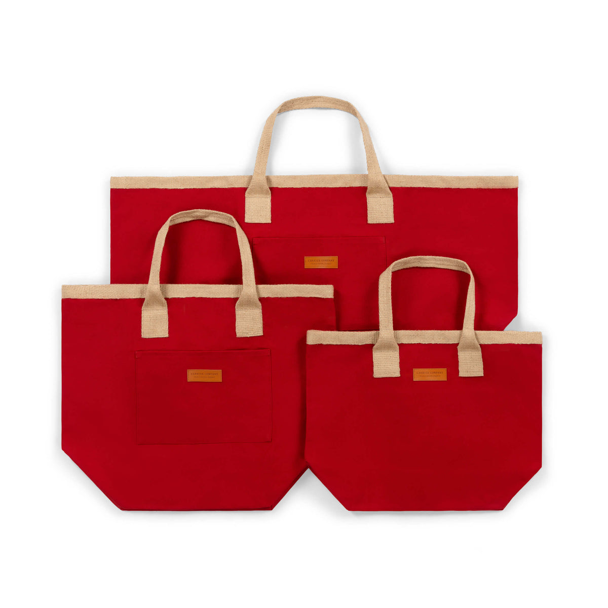 Carrier Company Three Bag Set In Poppy