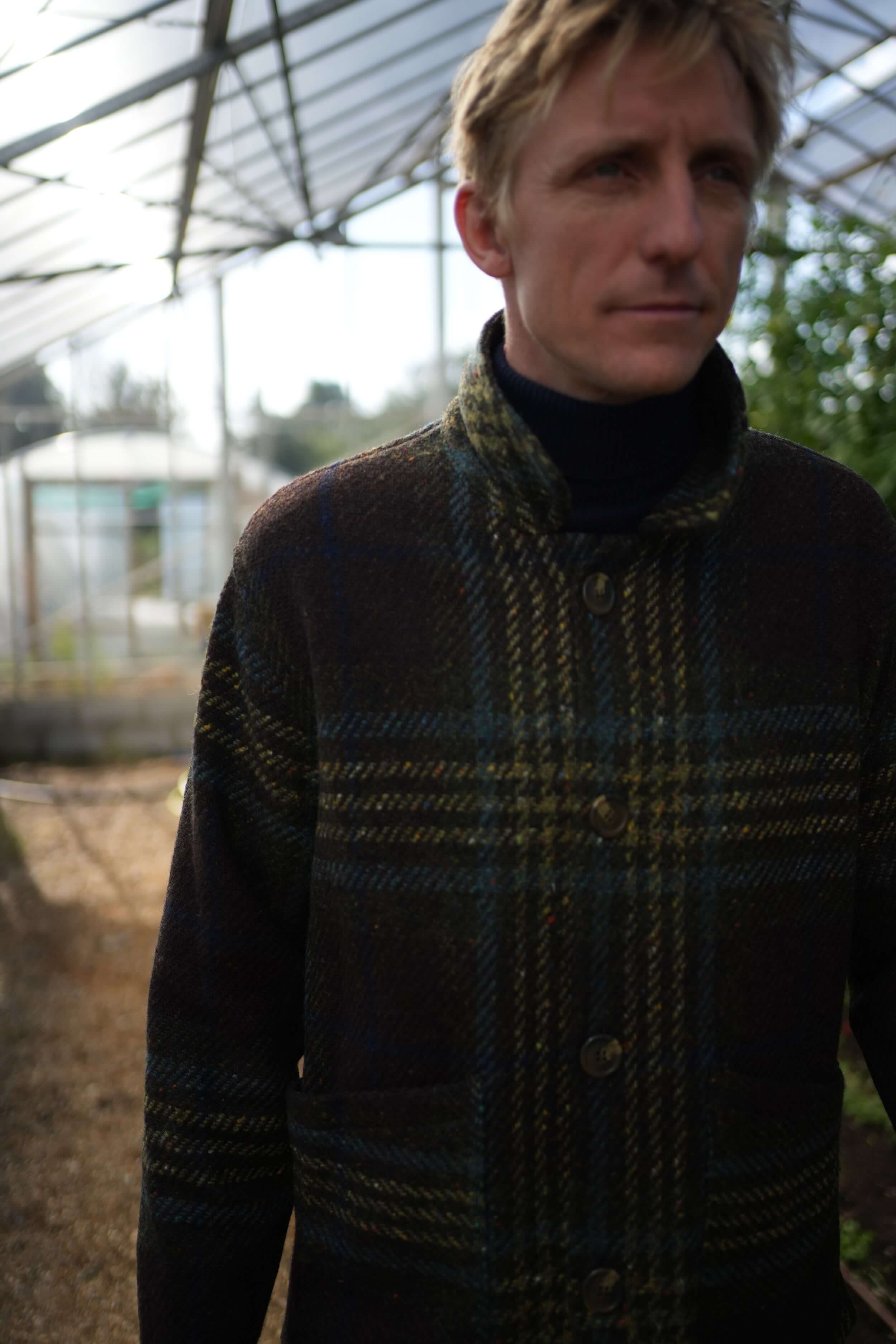 Tommy
wears Carrier Company Celtic Wool Jacket in Spearmint