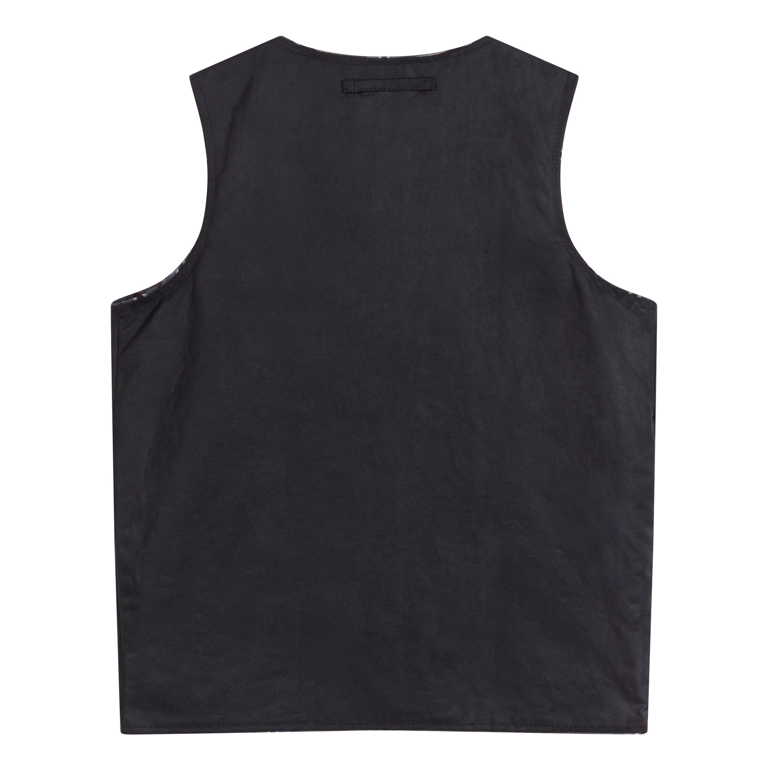 Carrier Company Jerkin In Black Wax c Cotton