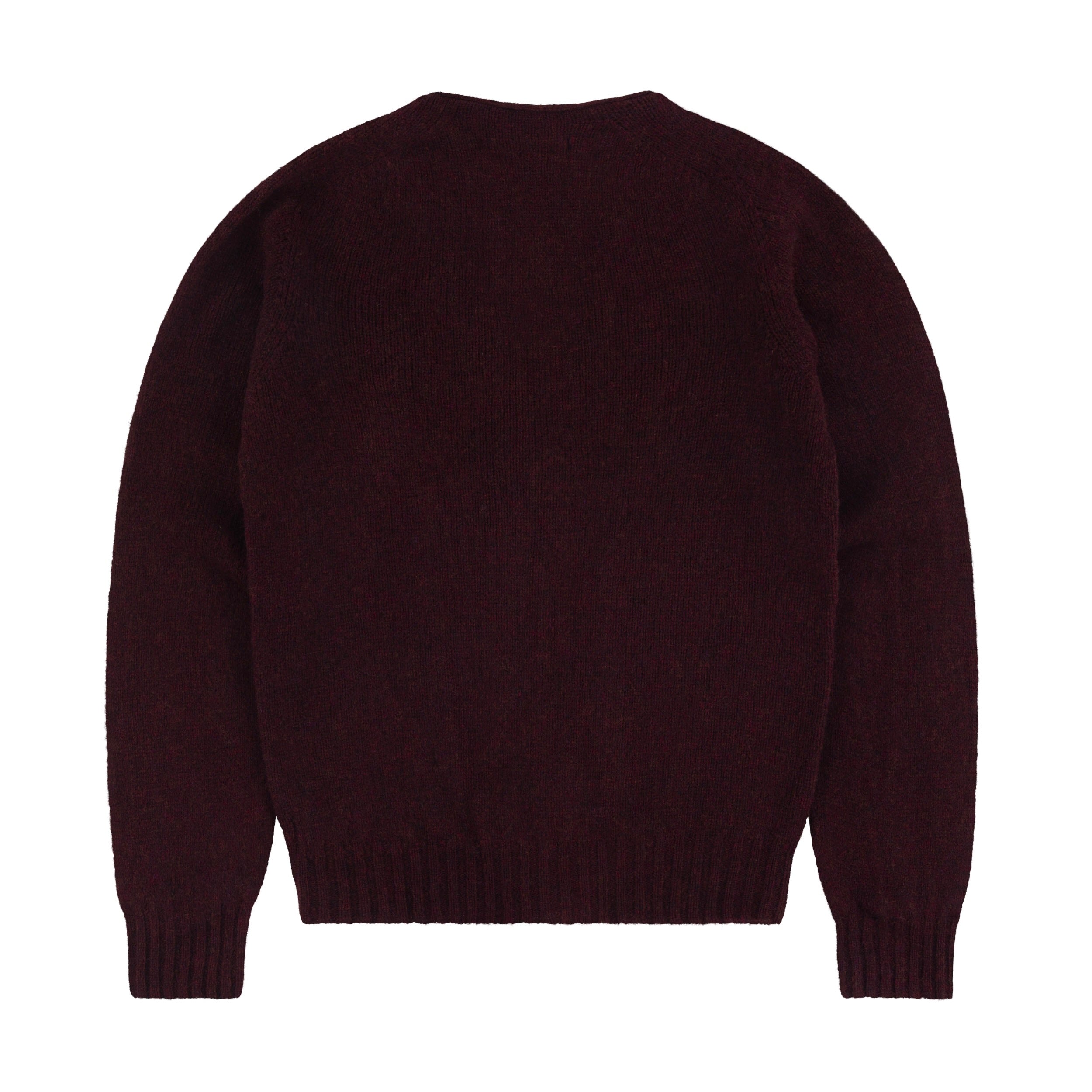 Carrier Company Lambswool Cardigan In Mulberry