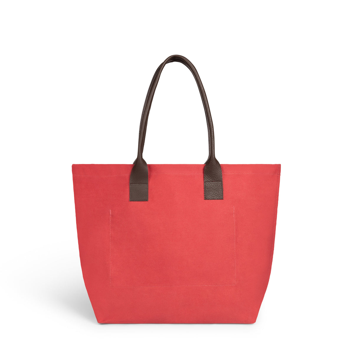 Carrier Company Leather Handled Sturdy Bag in Rose with Long Handles