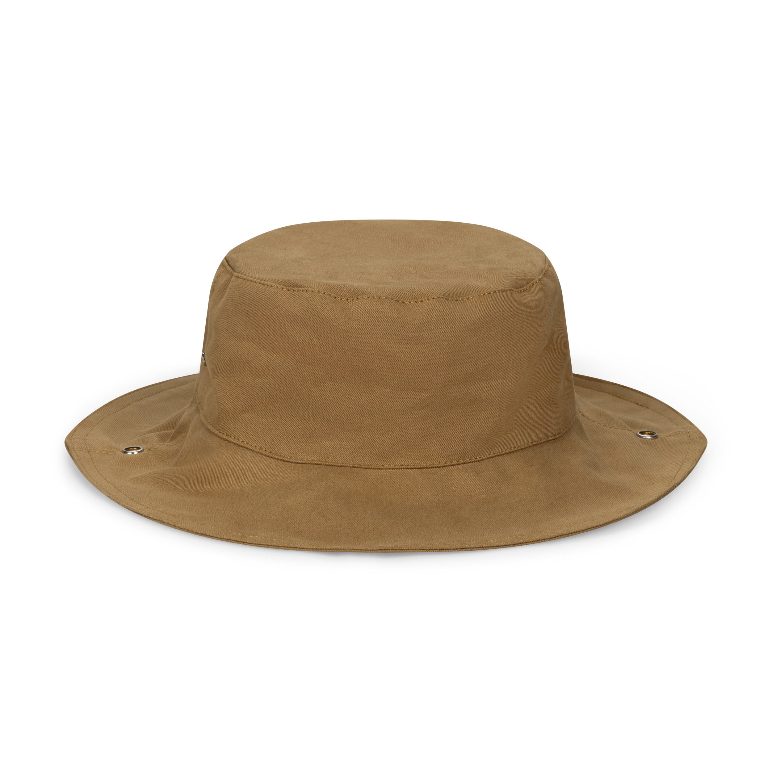 Tan Drill Summer Popper Hat