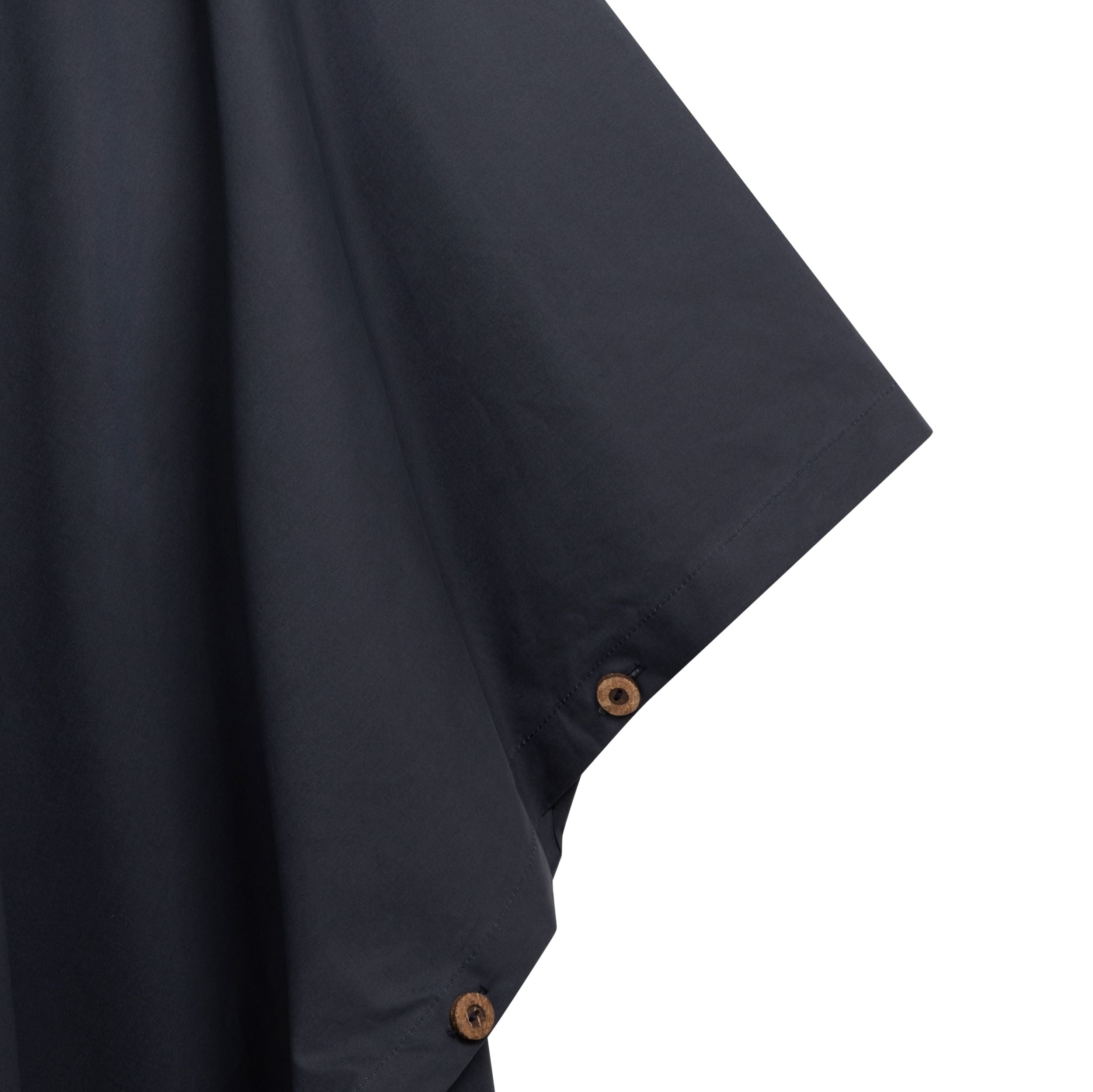 Carrier Company navy blue hooded rain cape in navy blue.