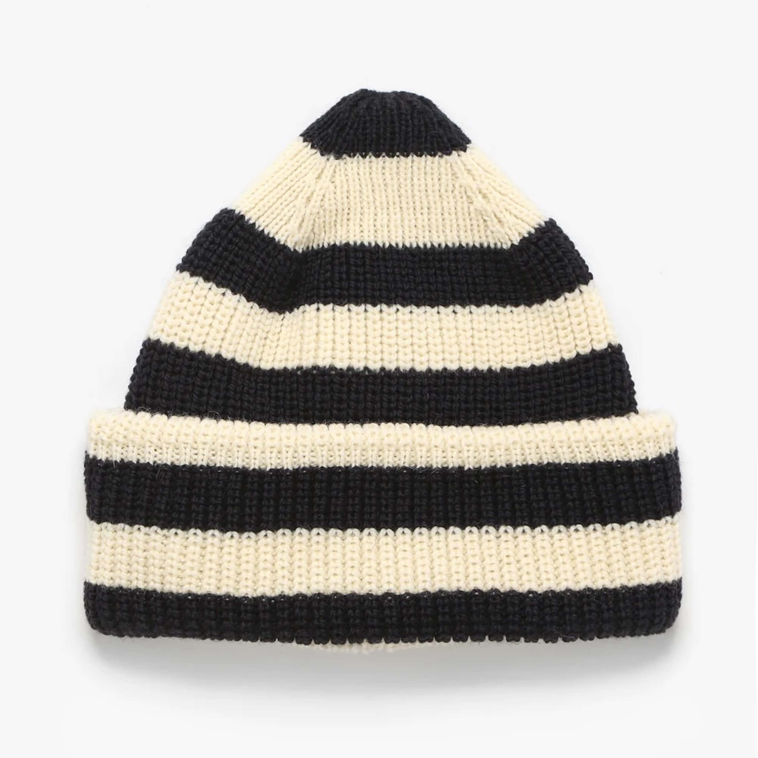 Carrier Company Merino Watch Cap In  Navy & Cream