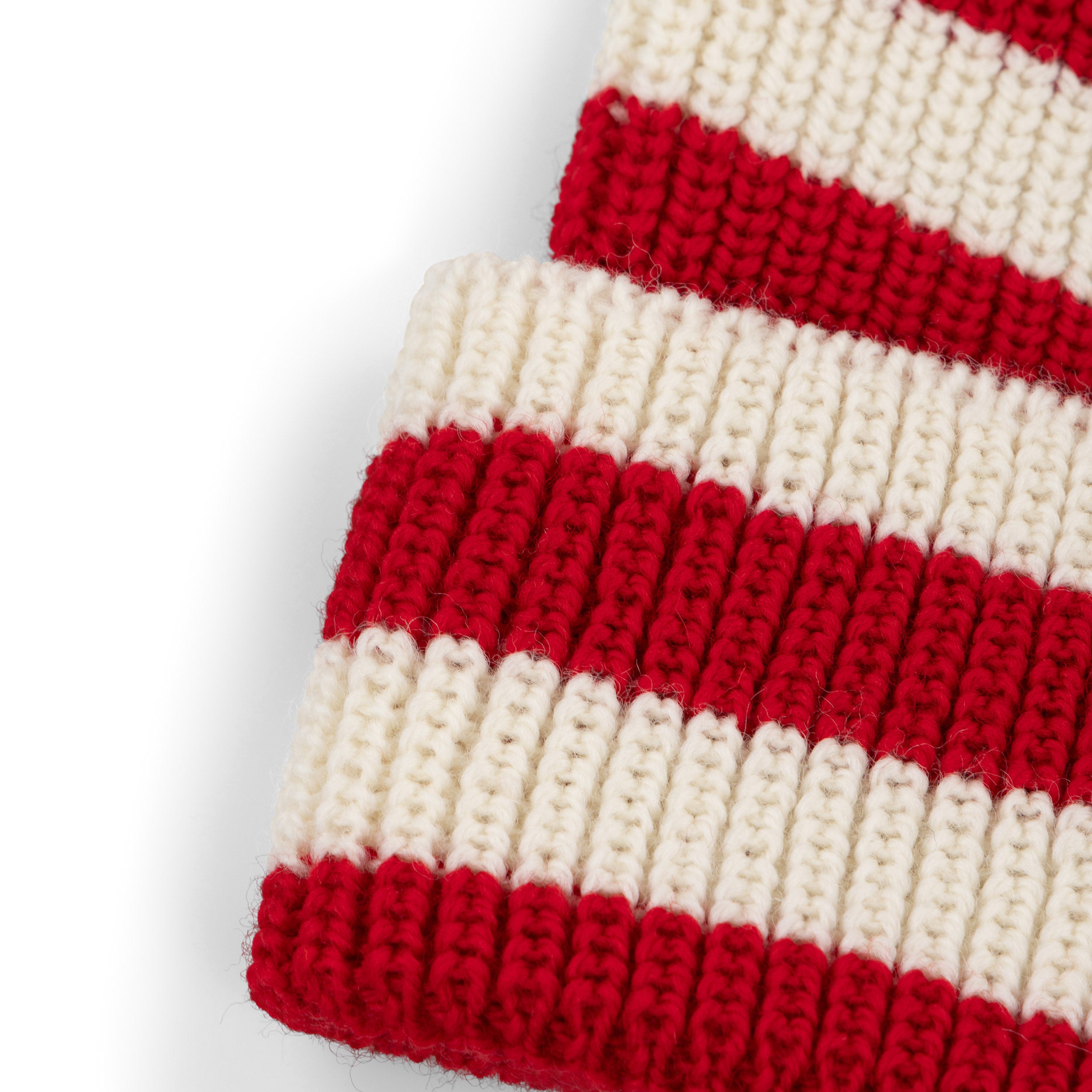 Carrier Company Merino Watch Cap In  Cherry & Cream
