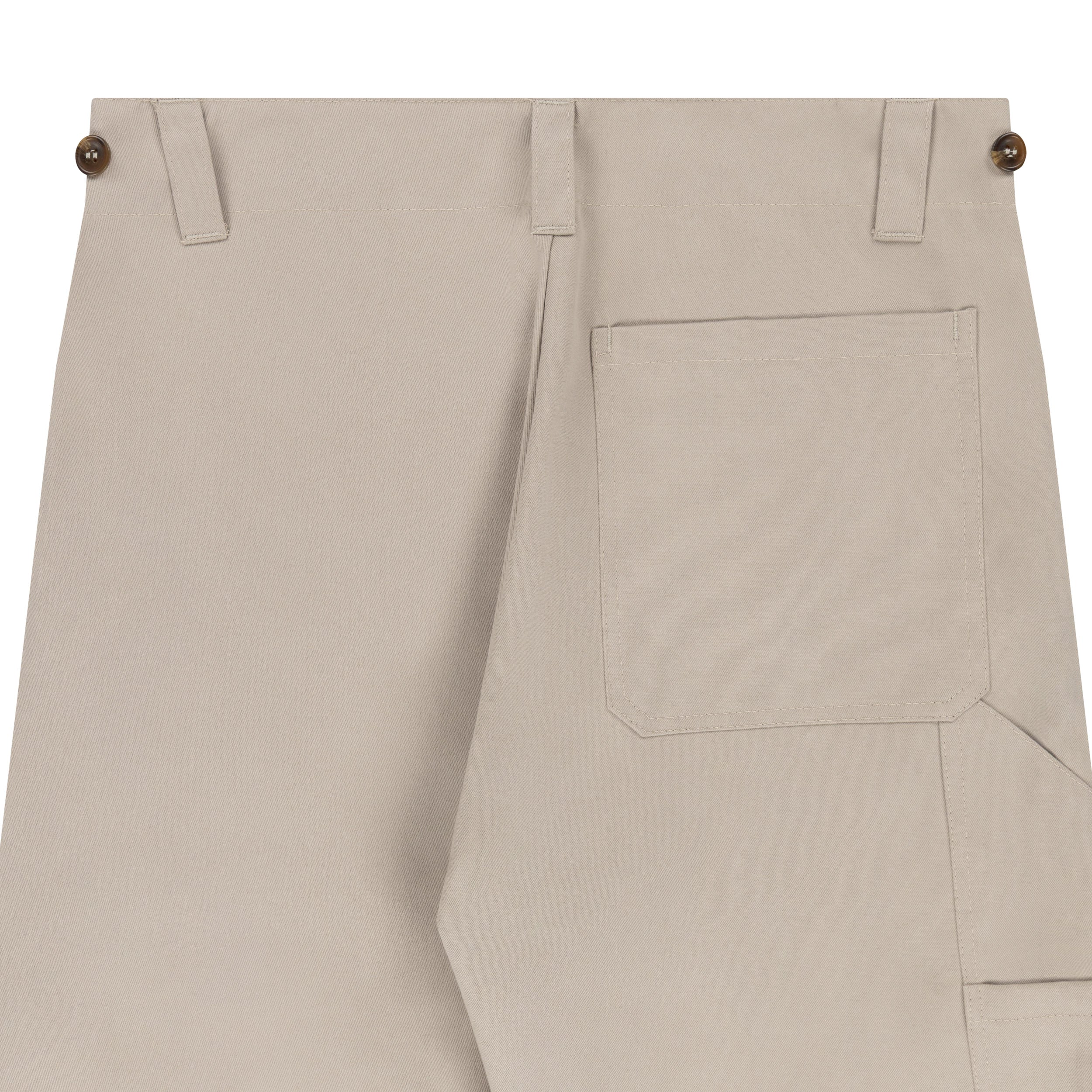 Carrier Company Work Trouser In Stone Twill