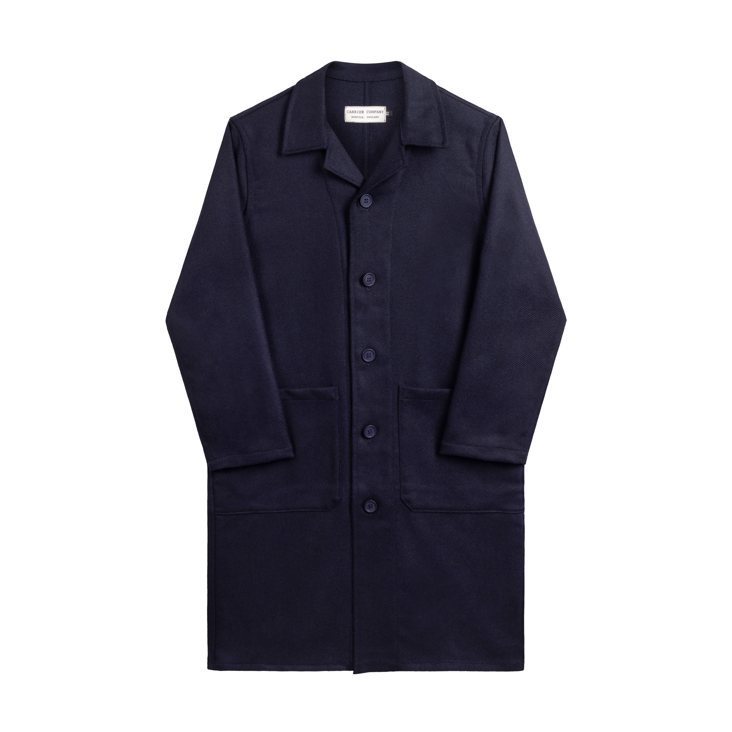 Carrier Company Wool Coat in Navy