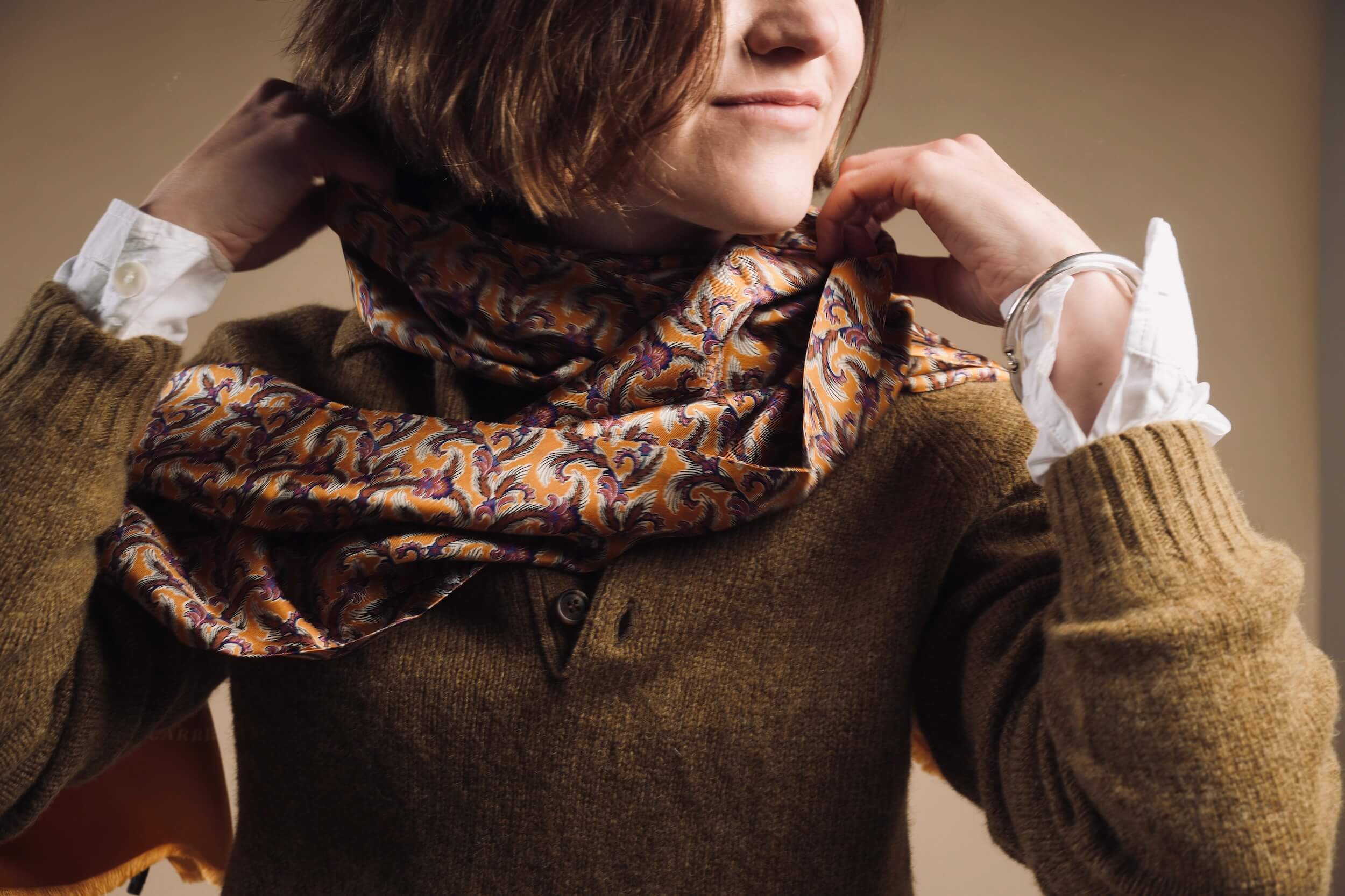 Minna Wears Carrier Company Wool Polo In Sea Moss