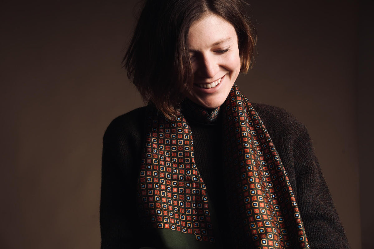 Tubular Silk Scarf