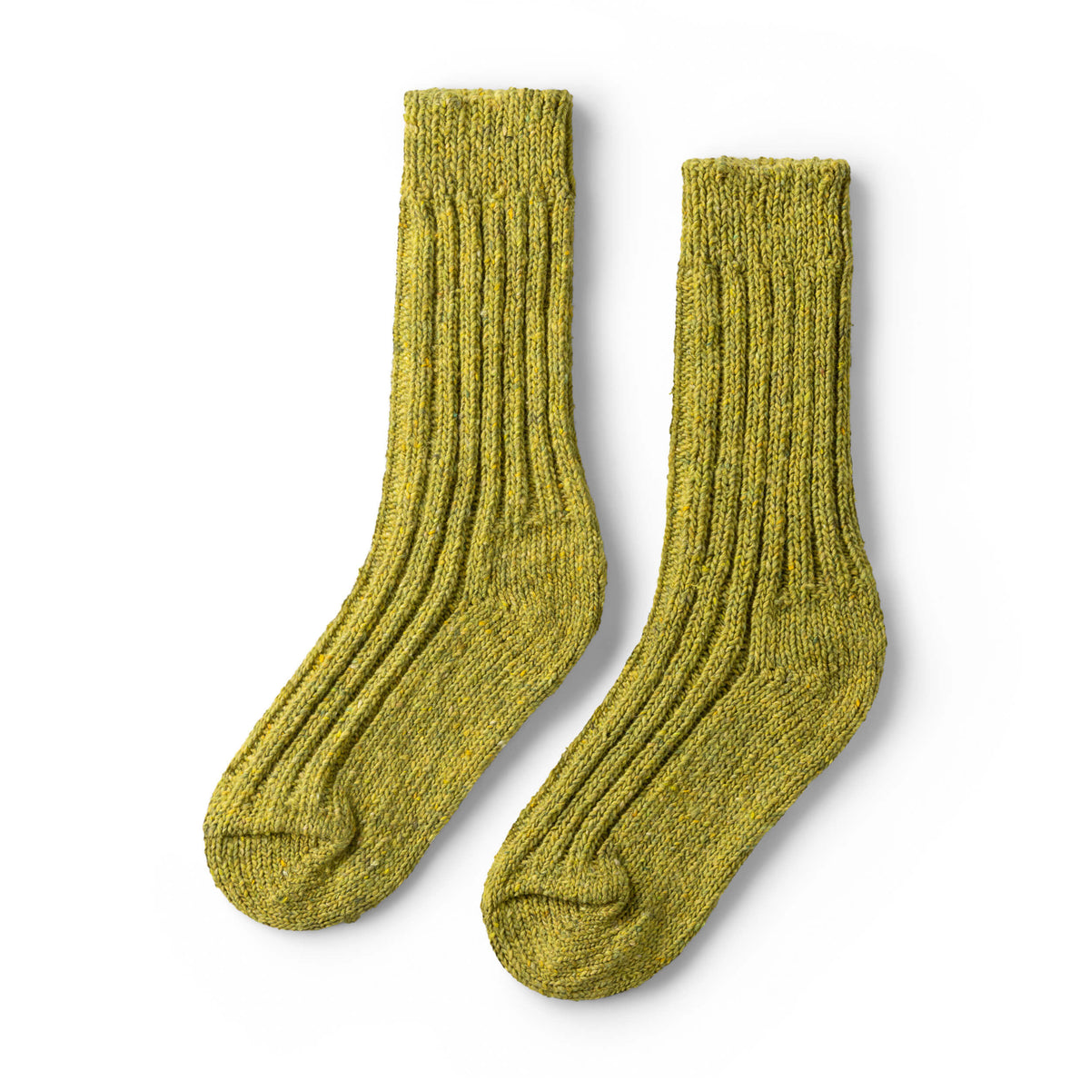 Carrier Company Crew Length Wool Walking Sock in Guacamole