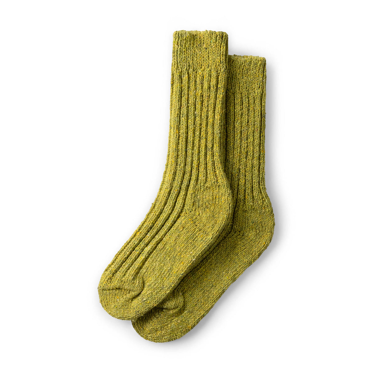 Carrier Company Crew Length Wool Walking Sock in Guacamole