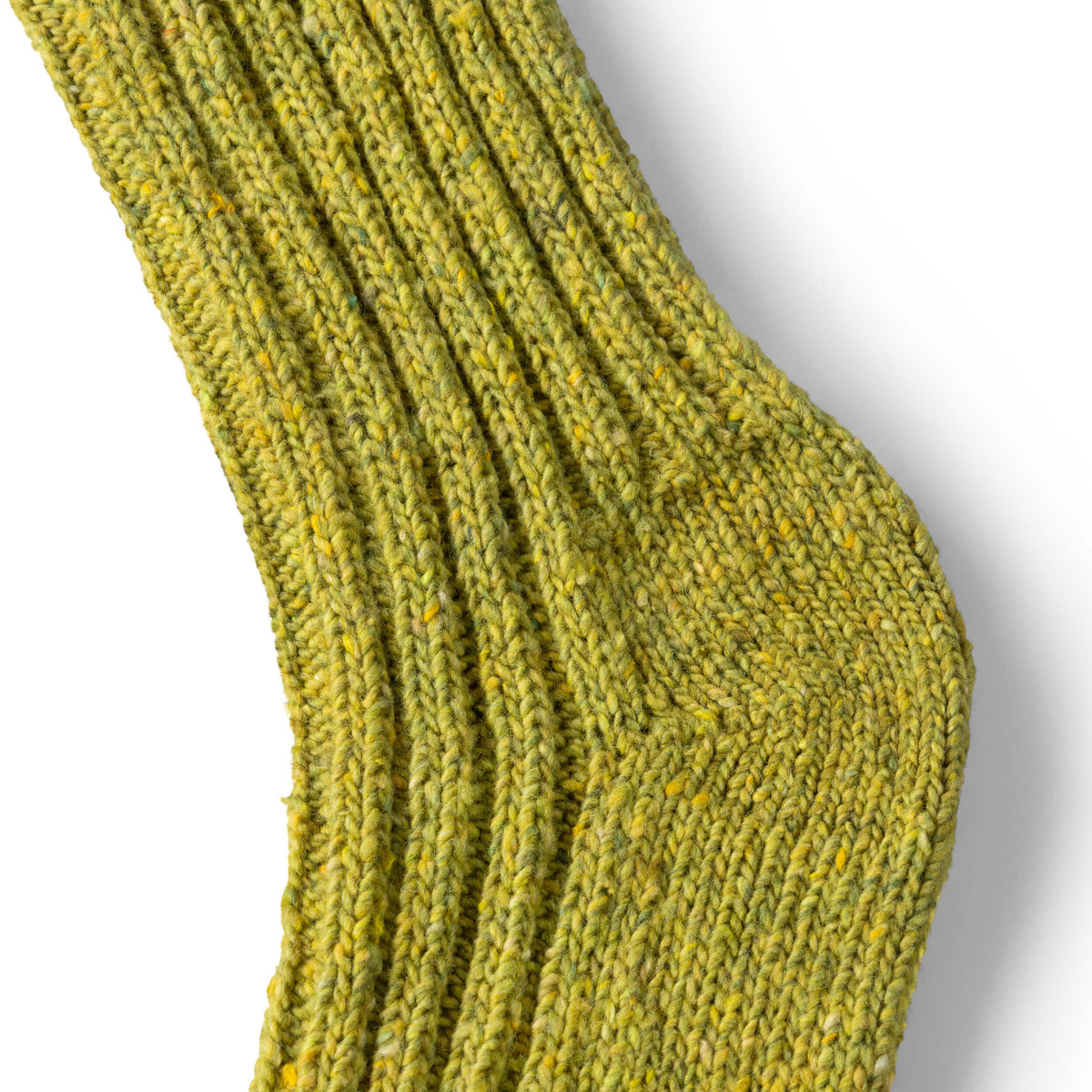 Carrier Company Crew Length Wool Walking Sock in Guacamole