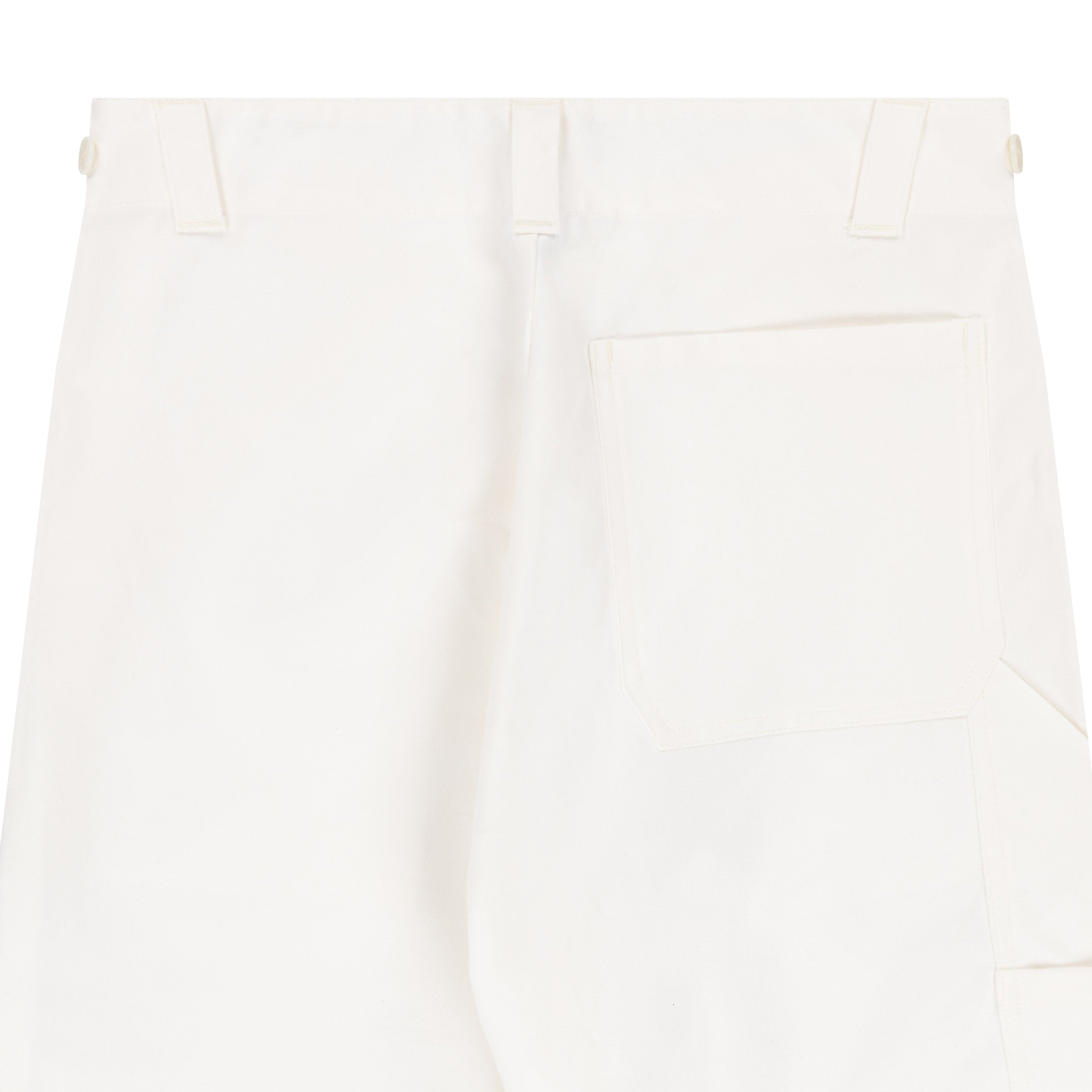 Carrier Company Men's Work Trouser In White Cotton Twill
