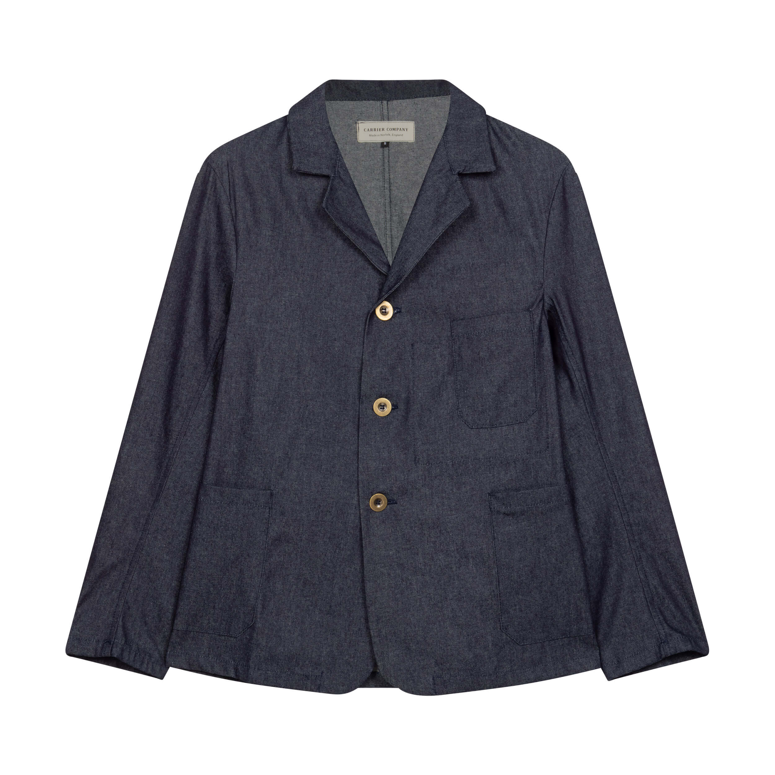 Carrier Company Three Button Jacket in Denim