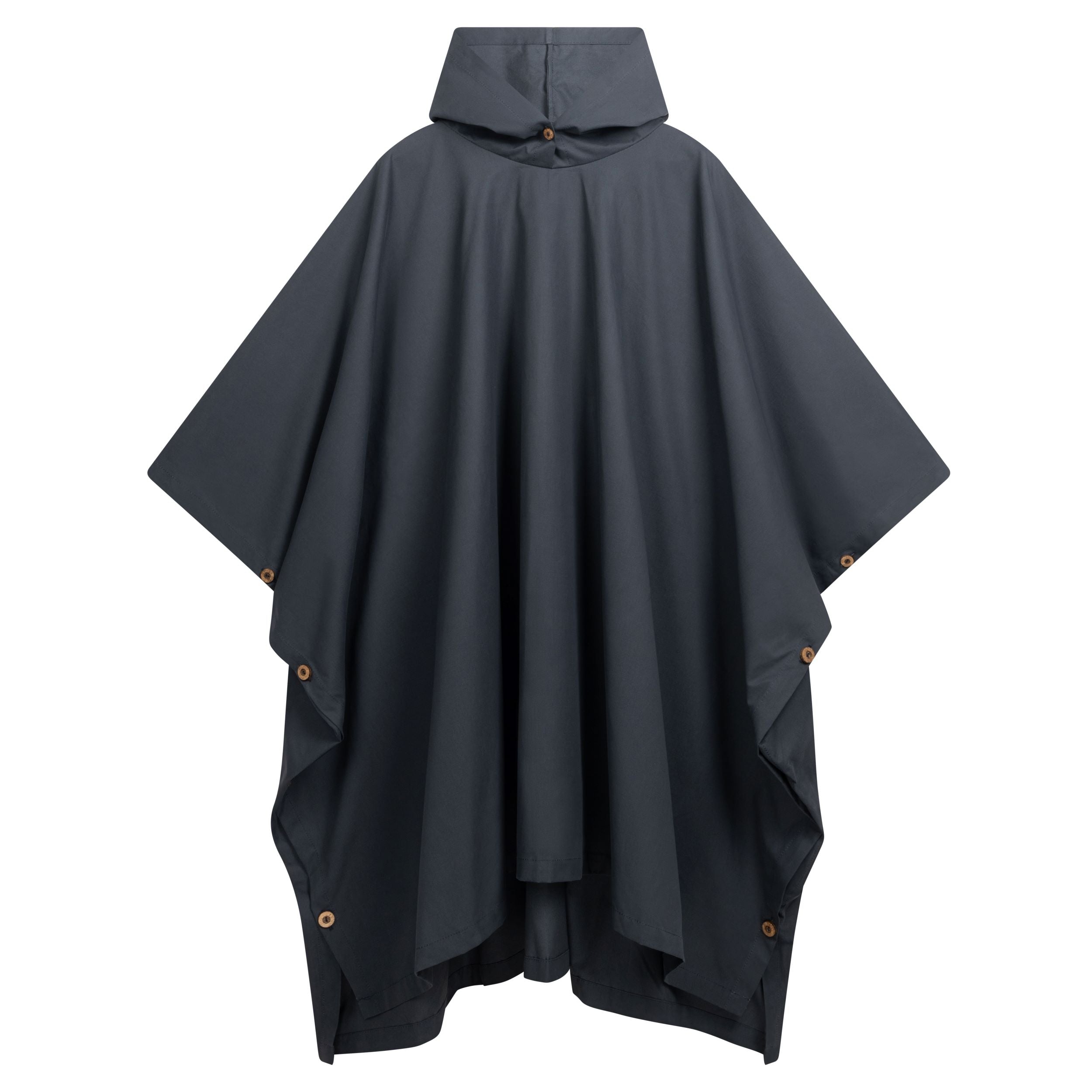 Carrier Company navy blue hooded rain cape in navy blue.