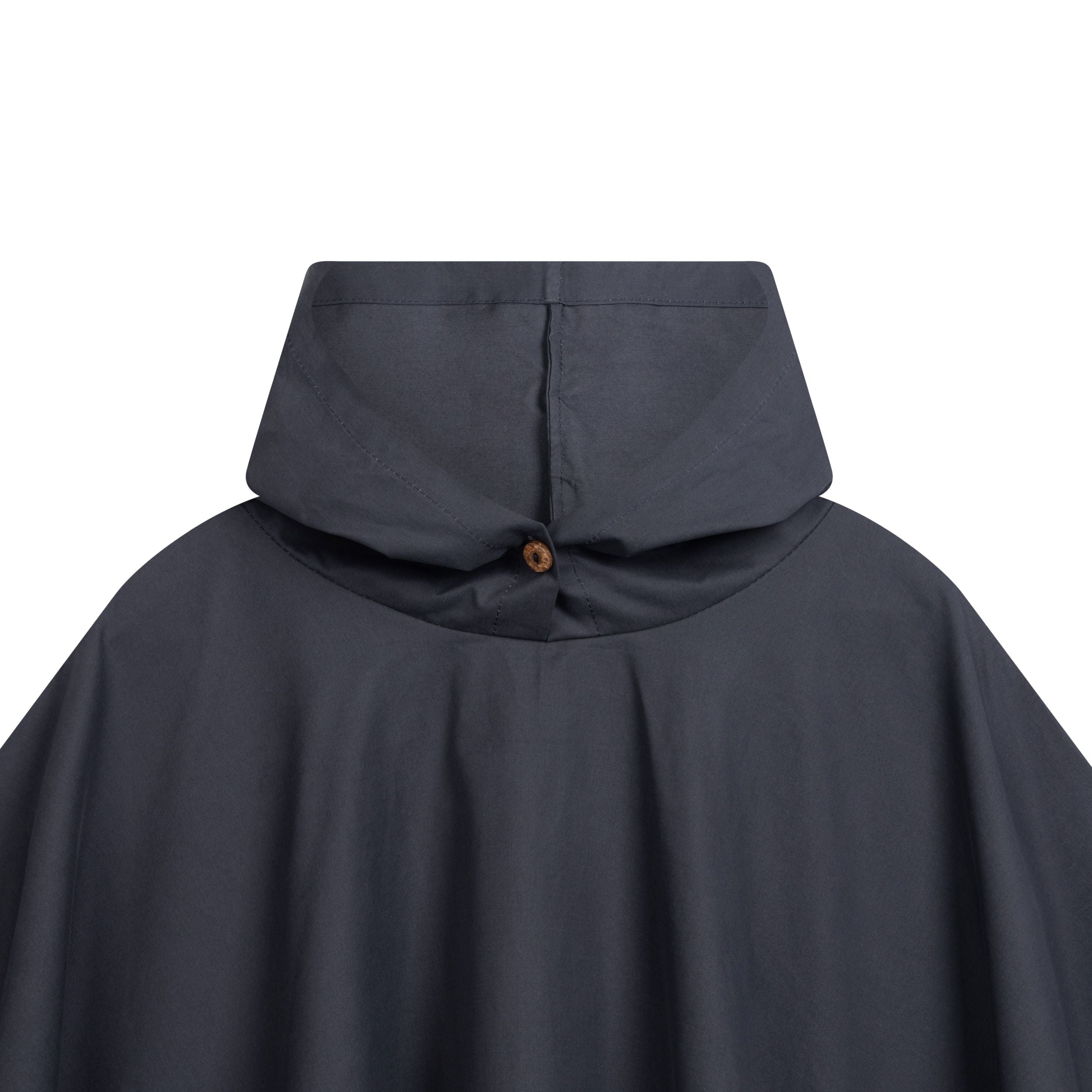 Carrier Company navy blue hooded rain cape in navy blue.